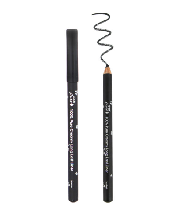 100% Pure Creamy Long Last Pencil Liner - Blackest (svart)