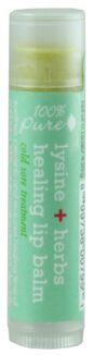 100% Pure Lysine + Herbs Healing Lip Balm - 4.25g