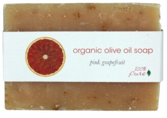 100% Pure Pink Grapefruit Organic Olive Oil Soap - 99g