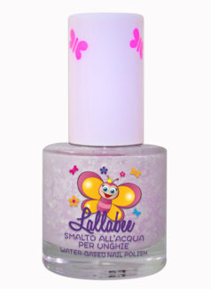 Lallabee - naturlig, trygg vannbasert neglelakk for barn - Flower Glitter - 9 ml 