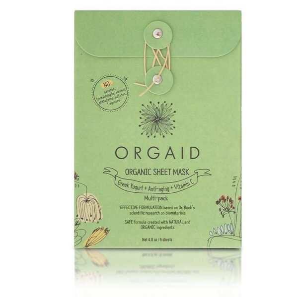 ORGAID Organic Sheet Mask Multi-pack (6 stk. / 2 av hver)