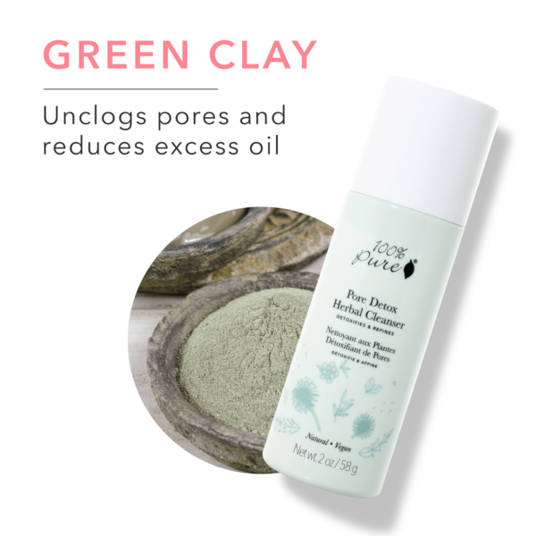 100% Pure Pore Detox Herbal Cleanser - 58 gr