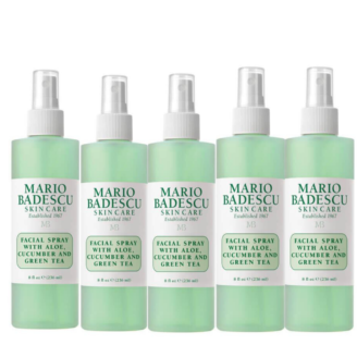 Hudpleiepakke: Mario Badescu Facial Spray with Aloe, Cucumber and Green Tea - 236 ml x 5