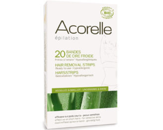 Acorelle Cold Wax Hair Removal Strips for armhuler & bikinilinje