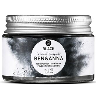 Ben & Anna Natural Toothpowder Black Charcoal - 20 gr