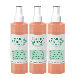 Hudpleiepakke: Mario Badescu Facial Spray with Aloe, Herbs and Rosewater - 236 ml x 3