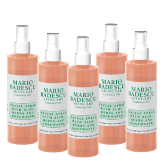 Hudpleiepakke: Mario Badescu Facial Spray with Aloe, Herbs and Rosewater - 236 ml x 5