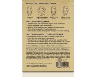 ORGAID Anti-Aging & Moisturizing Organic Sheet Mask - 24 ml 