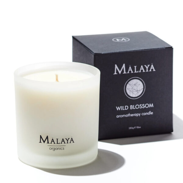 Malaya Organics Aromatherapy Candle Wild Blossom - 283 gr