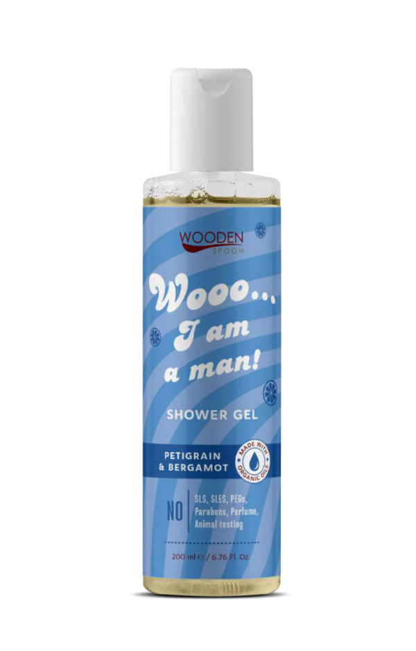Wooden Spoon Shower Gel "Wooo... I am a MAN!" - 200 ml