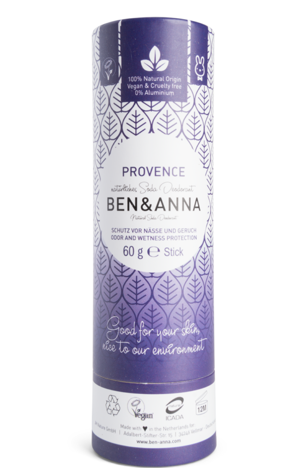 Ben & Anna Natural Deodorant Papertube- Provence - 60 gr
