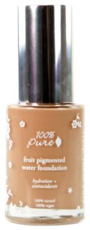 100% Pure Sheer Water Foundation: Golden Peach - 30ml