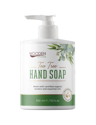 Wooden Spoon 100% Natural Liquid Hand Soap - Tea Tree & Eucalyptus - 300 ml