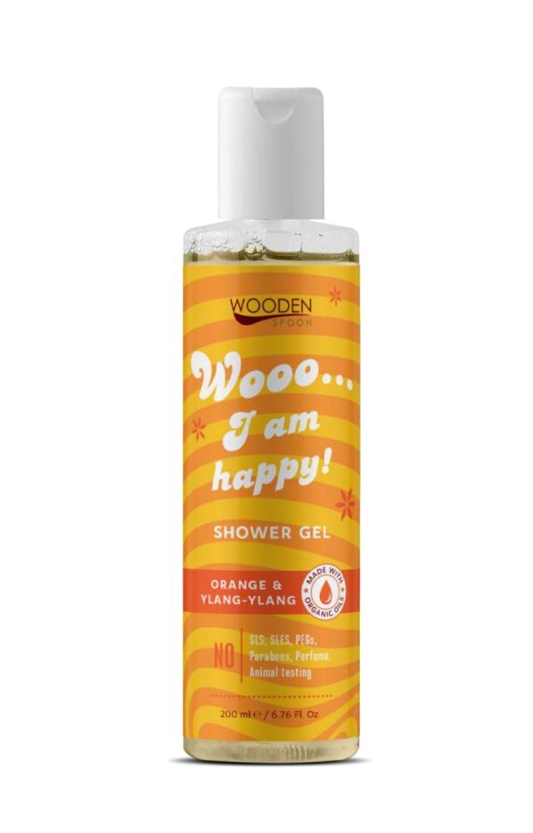 Wooden Spoon Shower Gel "Wooo... I am happy!" - 200 ml