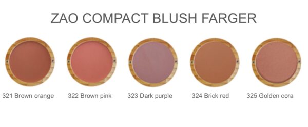 ZAO Compact Blush 322 Brown Pink