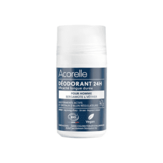 Acorelle 24h Long Lasting Roll-on Deodorant for Men - Bergamot & Vetiver 50ml