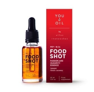 You & Oil Food Shot -Passion og immunity pepper og black caraway