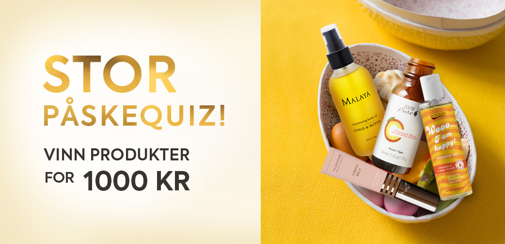 Påske-quiz for Karma - vinn produkter for 1000 kr