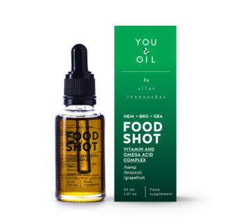 You & OIl Food shot med vitaminer og omega 3 6