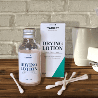 Drying Lotion fra Target Skin Solutions effektivt kvisemiddel