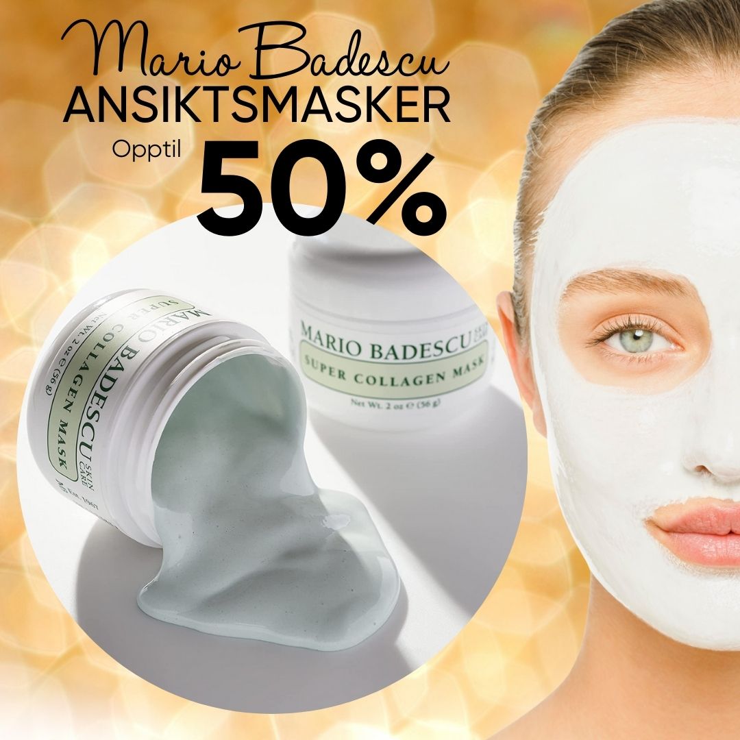 Ansiktsmasker fra mario Badescu opptil 50% rabatt