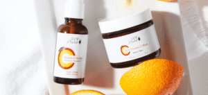 Vitamin C i hudpleieprodukter gir glød