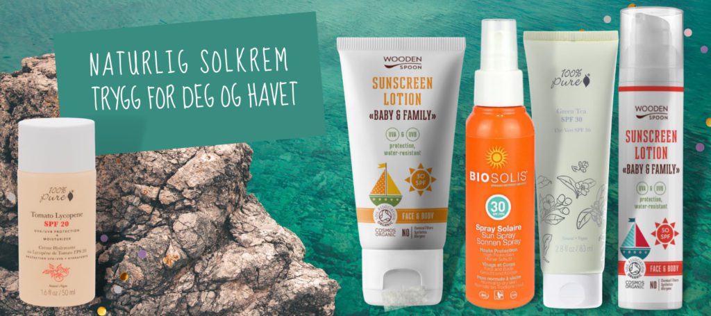 Naturlig og trygge solkremer for hud og havet