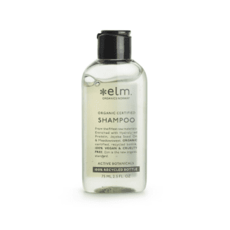 Elm Organics Økologisk botanisk shampoo - 75 ml refillbar reise størrelse
