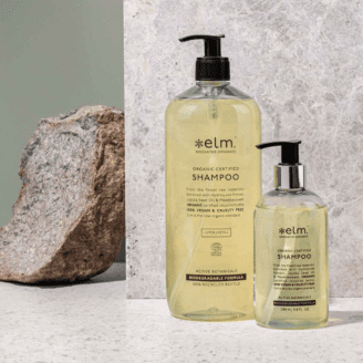 Elm Organics Økologisk botanisk shampoo - 1 liters flaske refill