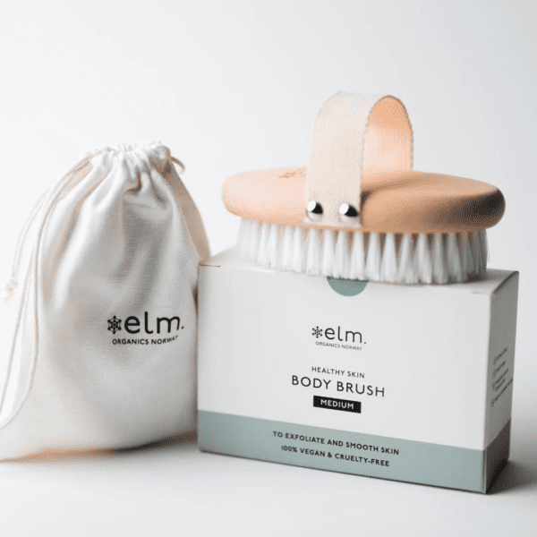 Elm Organics Body brush for tørrbørsing av kroppen