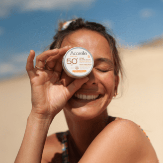 Acorelle SPF 50 solid sunscreen - creme solaire solide
